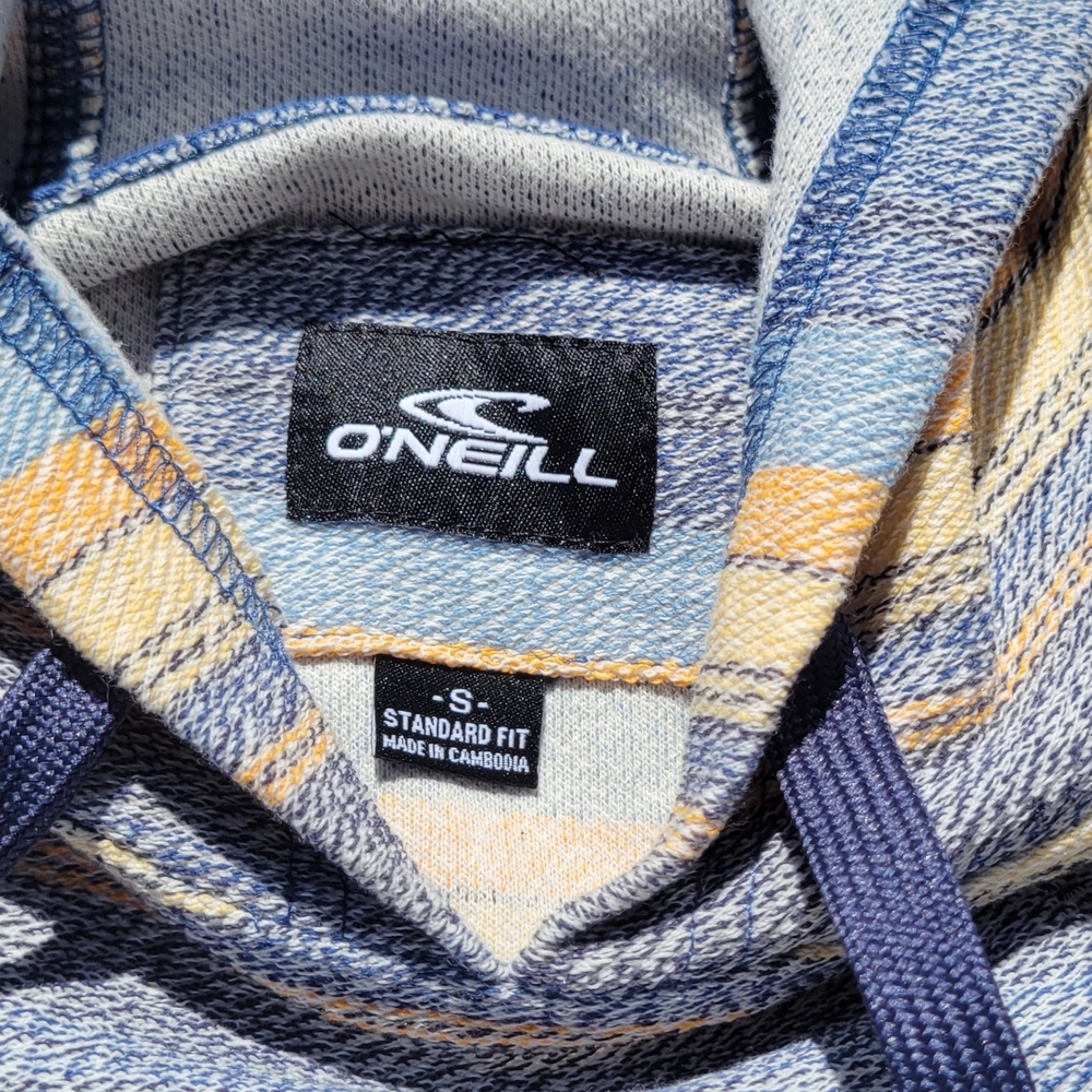 O'Neill Striped Beach Hoodie Rockley Pullover New - Picture 6 of 12